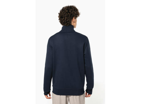 Chaqueta de felpa con cremallera hombre