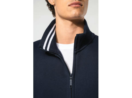 Chaqueta de felpa con cremallera hombre