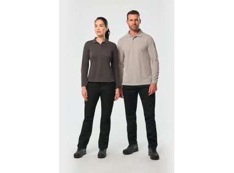 Polo Antibacteriano manga larga mujer