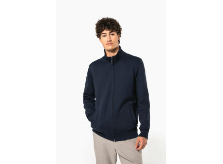 Chaqueta de felpa con cremallera hombre
