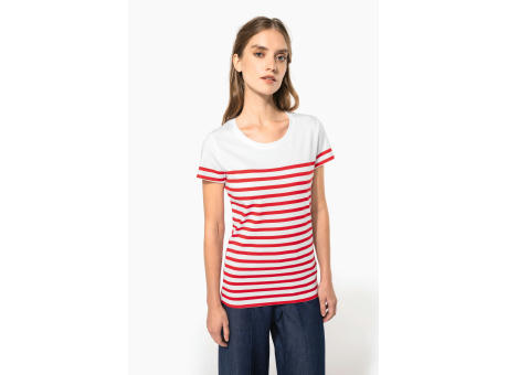 Camiseta marinera algodón orgánico mujer 