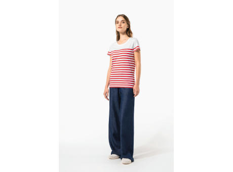 Camiseta marinera algodón orgánico mujer 