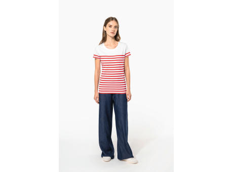 Camiseta marinera algodón orgánico mujer 