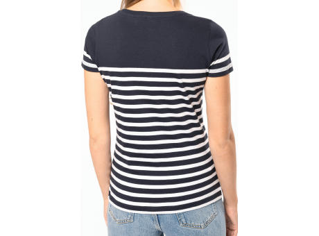 Camiseta marinera algodón orgánico mujer 