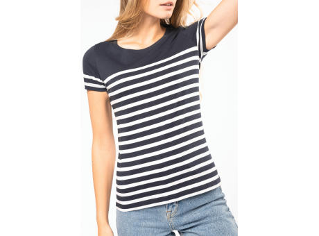 Camiseta marinera algodón orgánico mujer 