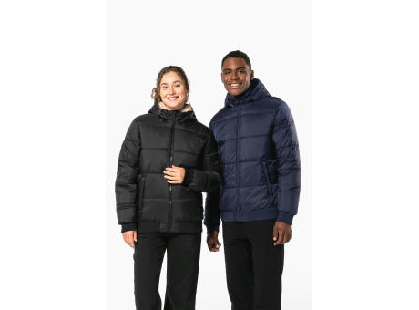 Chaqueta ripstop reciclada con capucha unisex