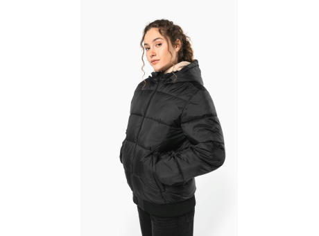 Chaqueta ripstop reciclada con capucha unisex