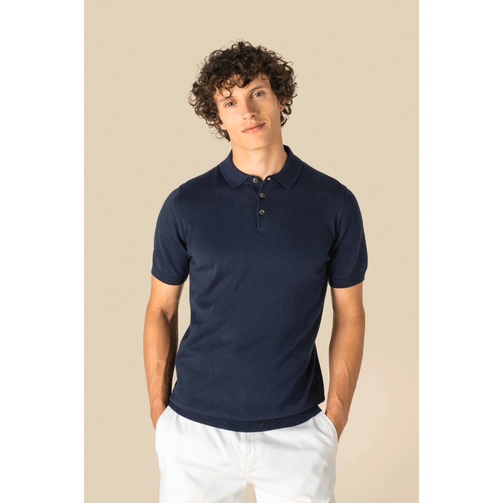 Polo ecorresponsable de punto hombre