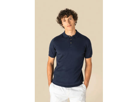 Polo ecorresponsable de punto hombre