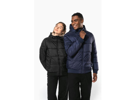 Chaqueta ripstop reciclada con capucha unisex