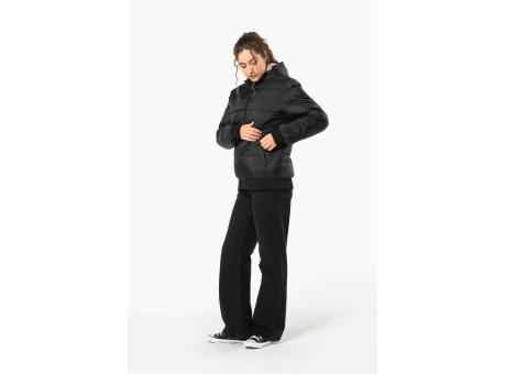 Chaqueta ripstop reciclada con capucha unisex