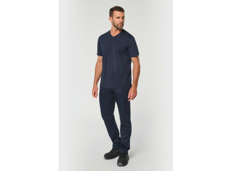 Camiseta ecorresponsable antibacteriana cuello de pico hombre