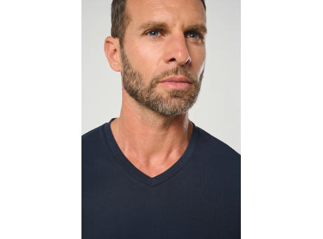 Camiseta ecorresponsable antibacteriana cuello de pico hombre