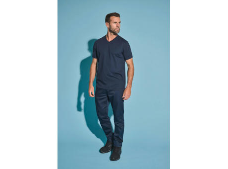 Camiseta ecorresponsable antibacteriana cuello de pico hombre