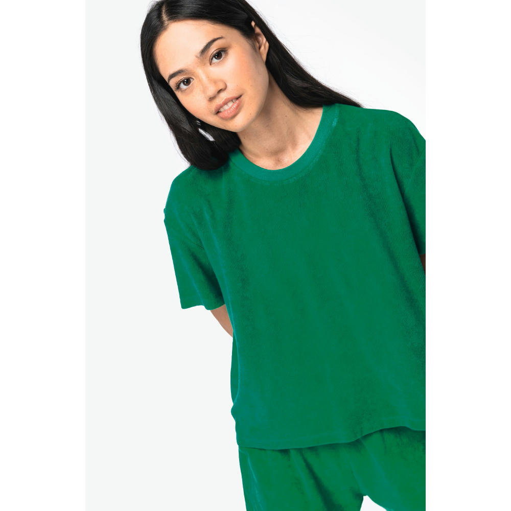 Camiseta ecorresponsable de rizo mujer