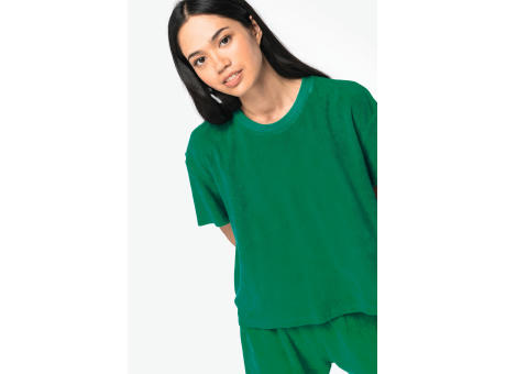 Camiseta ecorresponsable de rizo mujer