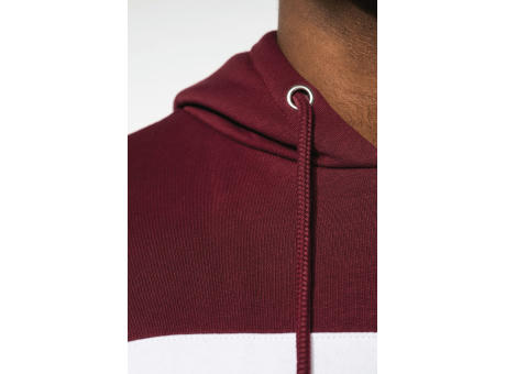 Sudadera tricolor con capucha unisex