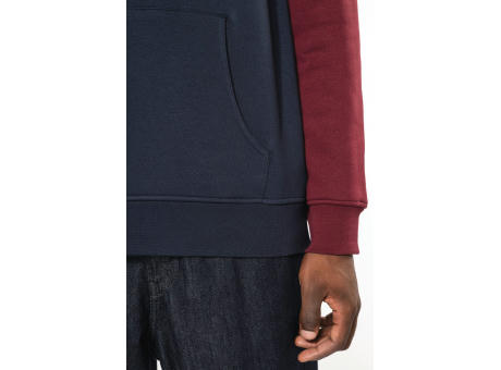 Sudadera tricolor con capucha unisex