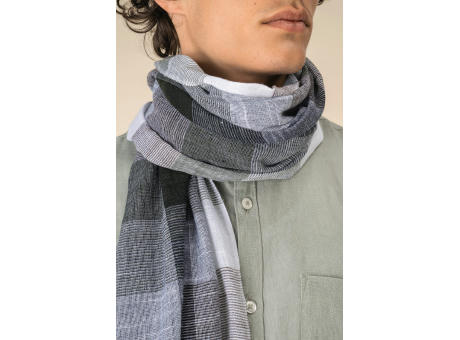 Fular a cuadros unisex