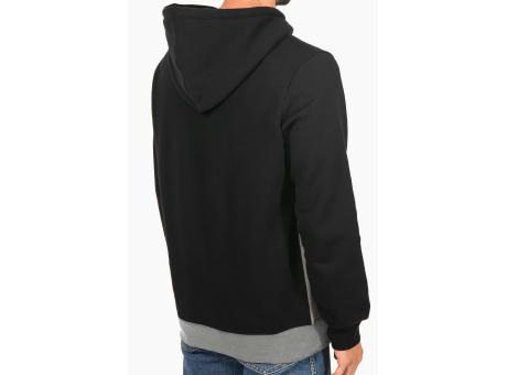 Sudadera tricolor con capucha unisex