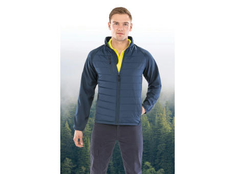 Chaqueta Softshell Black Compass acolchada reciclada