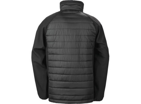 Chaqueta Softshell Black Compass acolchada reciclada