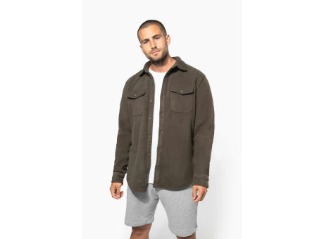Sobrecamisa polar con forro de sherpa