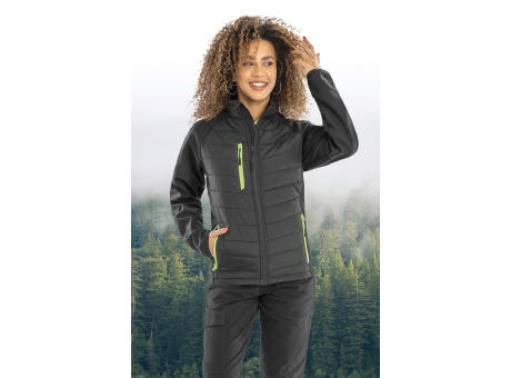 Chaqueta Softshell Black Compass acolchada reciclada