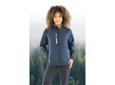 Chaqueta Softshell Black Compass acolchada reciclada