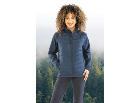 Chaqueta Softshell Black Compass acolchada reciclada