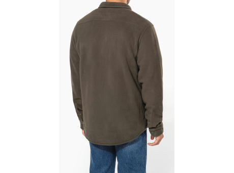 Sobrecamisa polar con forro de sherpa
