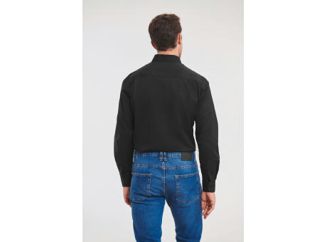 Camisa Oxford manga larga hombre