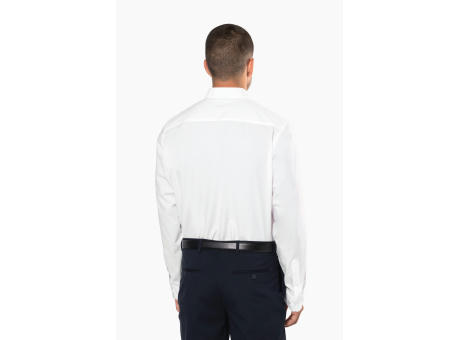 Camisa cuello mao  manga larga hombre