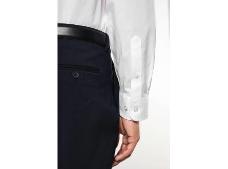 Camisa cuello mao  manga larga hombre