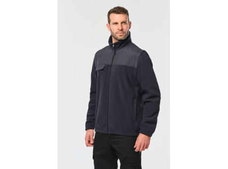 Chaqueta polar con mangas amovibles hombre