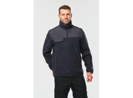 Chaqueta polar con mangas amovibles hombre