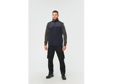 Chaqueta polar con mangas amovibles hombre