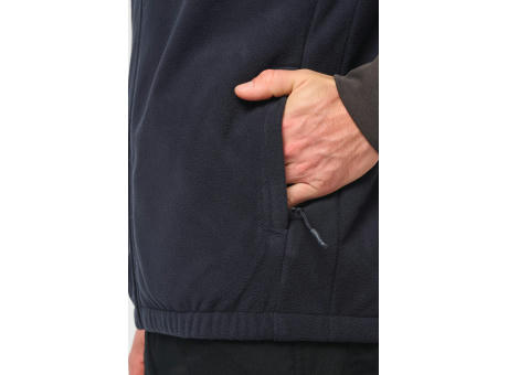 Chaqueta polar con mangas amovibles hombre