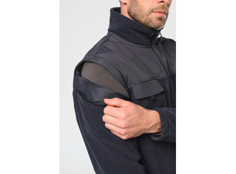 Chaqueta polar con mangas amovibles hombre