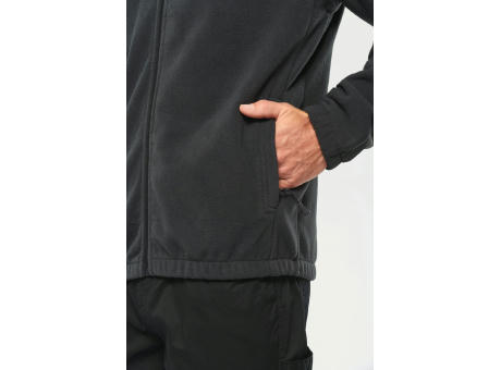 Chaqueta polar con mangas amovibles hombre