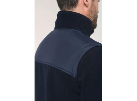 Chaqueta polar con mangas amovibles hombre
