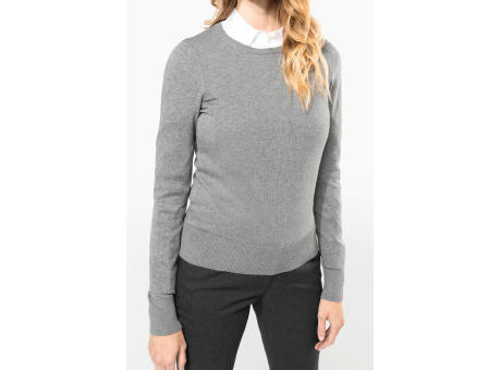Jersey Supima® cuello redondo mujer