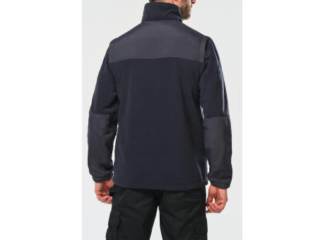Chaqueta polar con mangas amovibles hombre