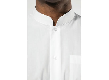 Camisa cuello mao  manga larga hombre