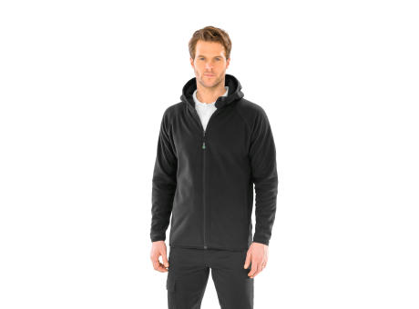 Chaqueta capucha micropolar - Material reciclado