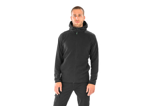 Chaqueta capucha micropolar - Material reciclado
