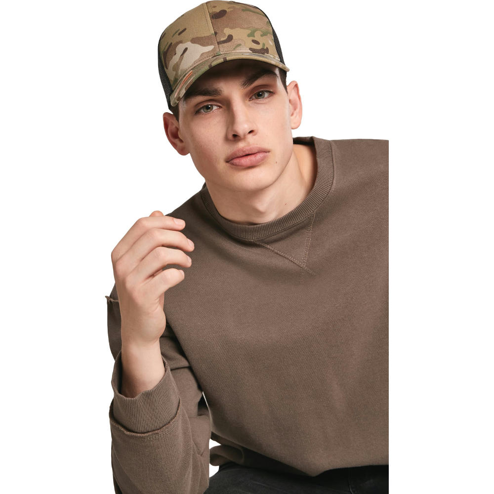 Gorra trucker retro multicam