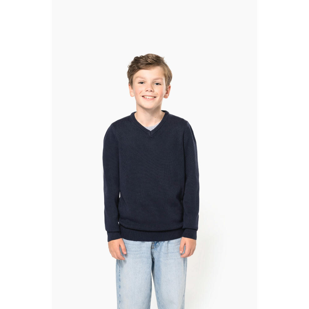 Jersey cuello de pico niños