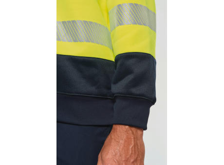 Sudadera de seguridad reciclada cuello redondo unisex