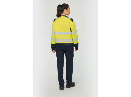 Sudadera de seguridad reciclada cuello redondo unisex